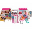Barbie Мобилна клиника - игрален комплект с линейка, снимка 3