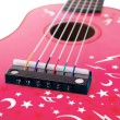 Детска дървена китара в розов цвят, снимка 4