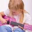 Детска дървена китара в розов цвят, снимка 6