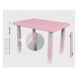 Детска голяма маса с два стола, розова, снимка 4