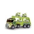 Детска играчка Мily, военен камион с колички, зелен, снимка 1