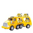 Детска камион с платформа и колички, снимка 1