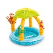 Детски надуваем басейн със сенник INTEX, тропически остров, снимка 1