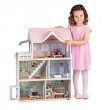 Дървена къща за кукли, Моли, с обзавеждане и кукли, снимка 3