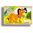 Pino Toys - Дървени кубчета - животни във фермата - 15 броя, снимка 2