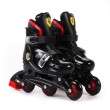 Комплект ролери, каска и протектори Ferrari за деца, 33-36 номер – черен, снимка 2