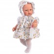 Кукла-бебе, Оли с рокля на цветя, 20 см, снимка 1