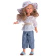 Кукла Силия, с дънков панталон и лятна шапка, снимка 1
