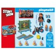 Playmobil - Стартов пакет: Каскадьорско шоу мотор с пожарна стена, снимка 2