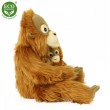 Плюшен Орангутан 28 см. с бебе 15 см., серия Еко приятели, снимка 3