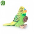 Плюшен Вълнист папагал, зелен, 11 см., със звук, серия Еко приятели,, снимка 2