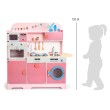 Small Foot Кухня за игра, 100 x 29 x 100 cm, розова, снимка 7