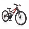 Велосипед със скорости 26" VERSUS черен/червен, снимка 2