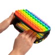 Zipit Несесер - кутия Zip &amp; Pop - Rainbow Rots, среден, снимка 6