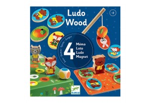 4 игри Ludo wood
