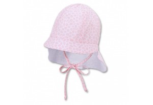 Бебешка лятна шапка с UV 50+ защита от органичен памук - 53 см., 2-3 г.