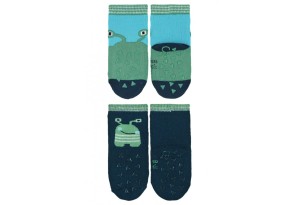Бебешки чорапи за пълзене със стопери - 2 чифта, Sterntaler - 19/20 / 12-18 м.