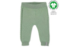 Бебешки плетени панталонки с рипсен подгъв, Sterntaler - 62 см. / 4-5 м.