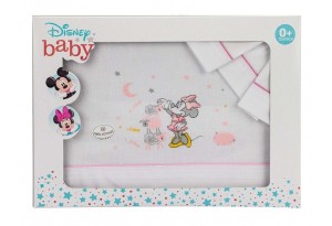 Bебешки спален комплект 3 части, 40х80см, Disney Mickey, Limited Edition - Minie Mouse