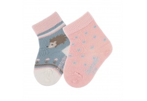Бебешки вълнени чорапи от мерино - 2 чифта 