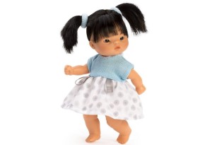 Bomboncin, Кукла-бебе Чени, китайче, с две опашки, Asi