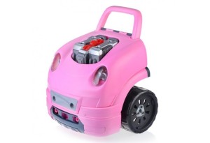 Детска кола за сглобяване, Млад механик, розова