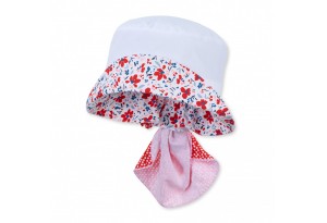 Детска лятна шапка с UV 50+ защита с платка на врата   - 51 см., 18-24 м.