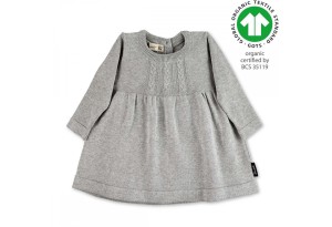 Детска плетена рокля, сива, Sterntaler - 74 см. / 6-9 м.