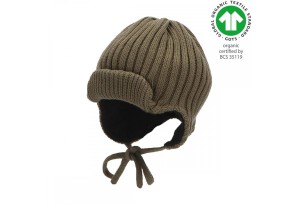 Детска плетена шапка от био памук, Sterntaler - 51 см. / 18-24 м.