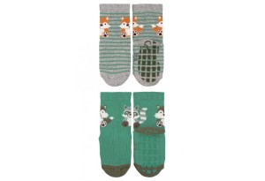 Детски чорапи със силиконови стопери - 2 чифта, Sterntaler - 19/20 / 12-18 м.