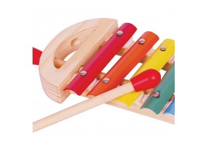 Lelin Toys - Детски ксилофон, дърво и метал