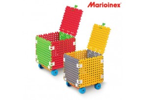 Marioindex - Детски куб за игра и съхранение на играчки - Marioinex