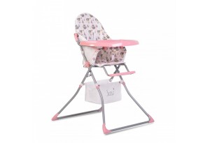 Детски стол за хранене Moni, Scaut, розов, 6 месеца +