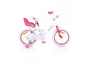 Детски велосипед 16' Little Princess бял