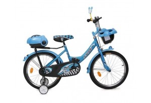 Детски велосипед с метална рамка, Moni, 20' 2082, син, 6+
