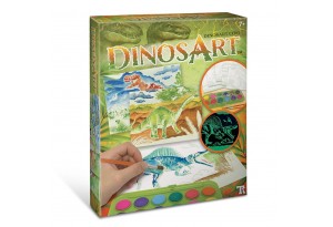 DinosArt, Магически картини с акварелни бои, Динозаври