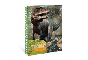 DinosArt, Творческа скреч книга, Динозаври