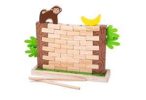 Дървена игра за баланс и координация - Джунгла