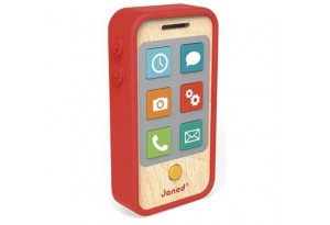 Дървена играчка - Телефон със звук