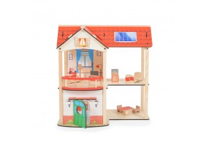 Дървена къща за кукли Elly