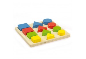 Дървена образователна играчка, Форми, размери, цветове