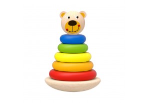 Дървени бебешки рингове Bear