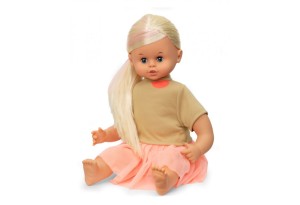 Говореща кукла с руса коса, 45 см.