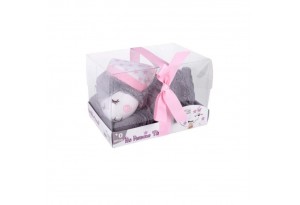 Interbaby плюшена играчка за колики с черешови костилки Pink Sleep Sheep