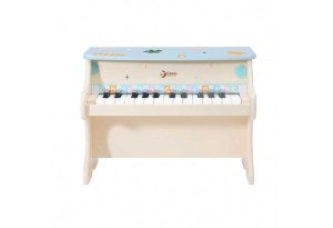 Класическо детско дървено пиано - шарено
