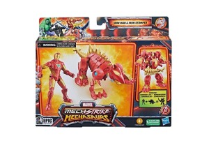 Комплект фигурки Hasbro Marvel Mech Strike Mechasaurs Iron Man and Iron Stomper, 2 бр.