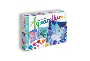 Комплект за оцветяване с бои Aquarellum голям формат Пегас