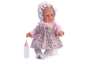 Кукла-бебе, Оли с розова шапка и поличка на цветя