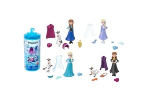 Кукла изненада Mattel Frozen Snow Color Reveal, с 5 изненади