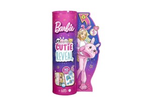 Кукла Mattel Barbie Cutie Reveal Bunny, с костюм на животинче и аксесоари, зайче